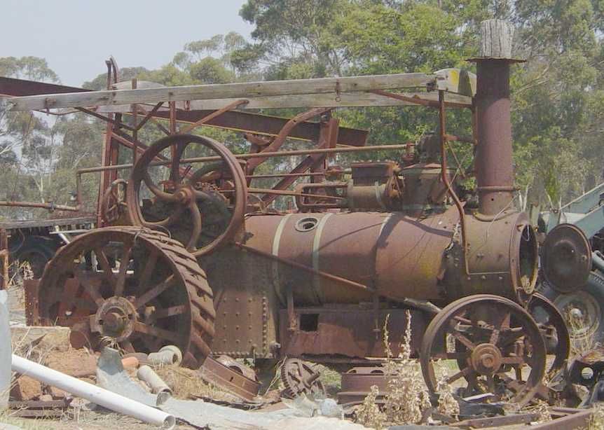 Traction Engine when last on site